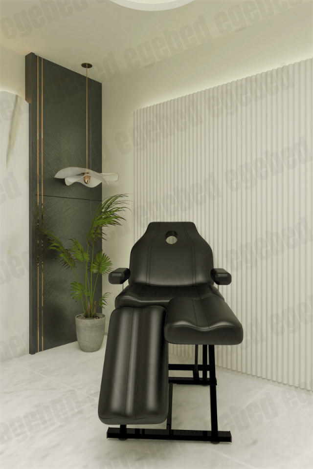 Profesyonel Oynar Ayaklı Cilt Bakım Yatağı