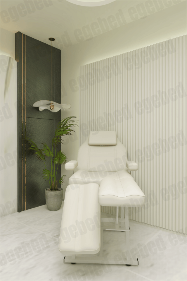 Profesyonel Oynar Ayaklı Cilt Bakım Yatağı