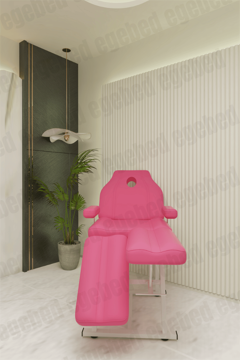 Profesyonel Oynar Ayaklı Cilt Bakım Yatağı