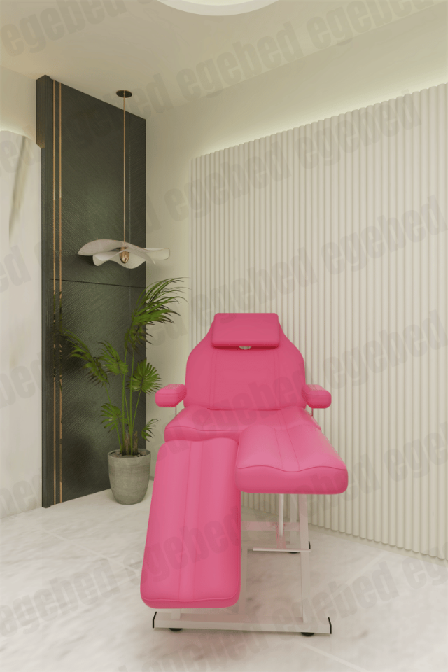 Profesyonel Oynar Ayaklı Cilt Bakım Yatağı