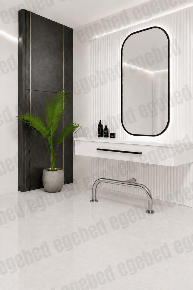 U Model Kuaför Ayaklığı-Tezgah Altı Ayak Destekliği