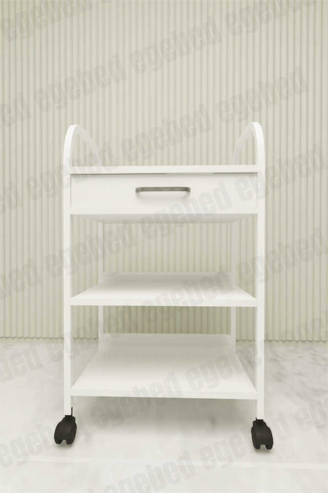 Tek Çekmeceli Etejer - Beyaz