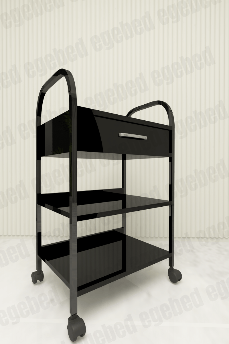 Tek Çekmeceli Etejer - Siyah