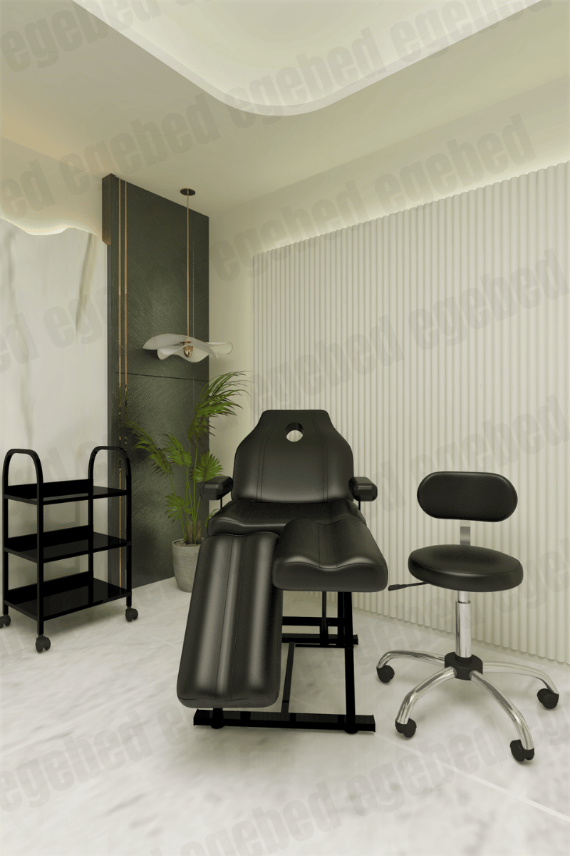 Siyah Oynar Ayak Sedye Seti