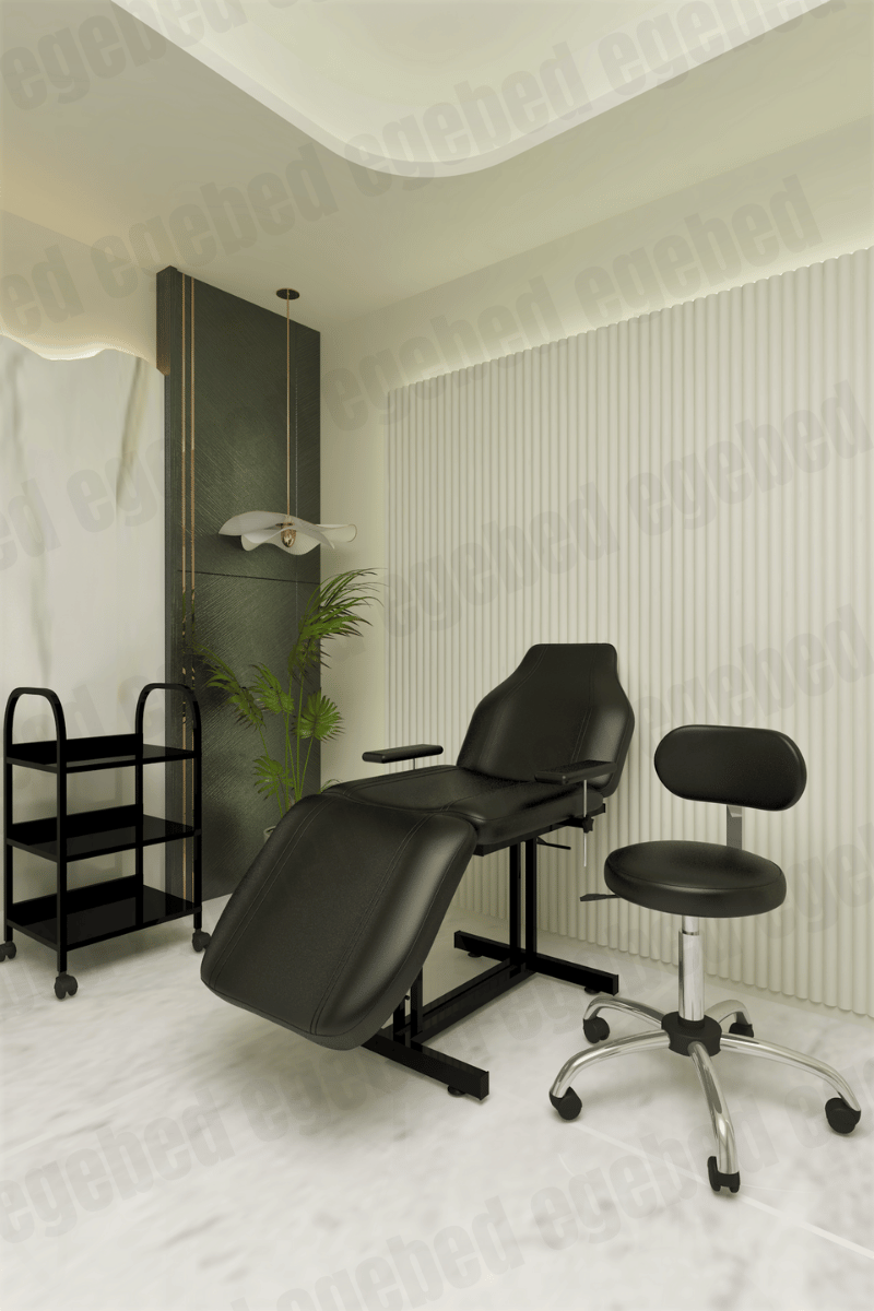 Siyah Cilt Bakım Sedye Seti