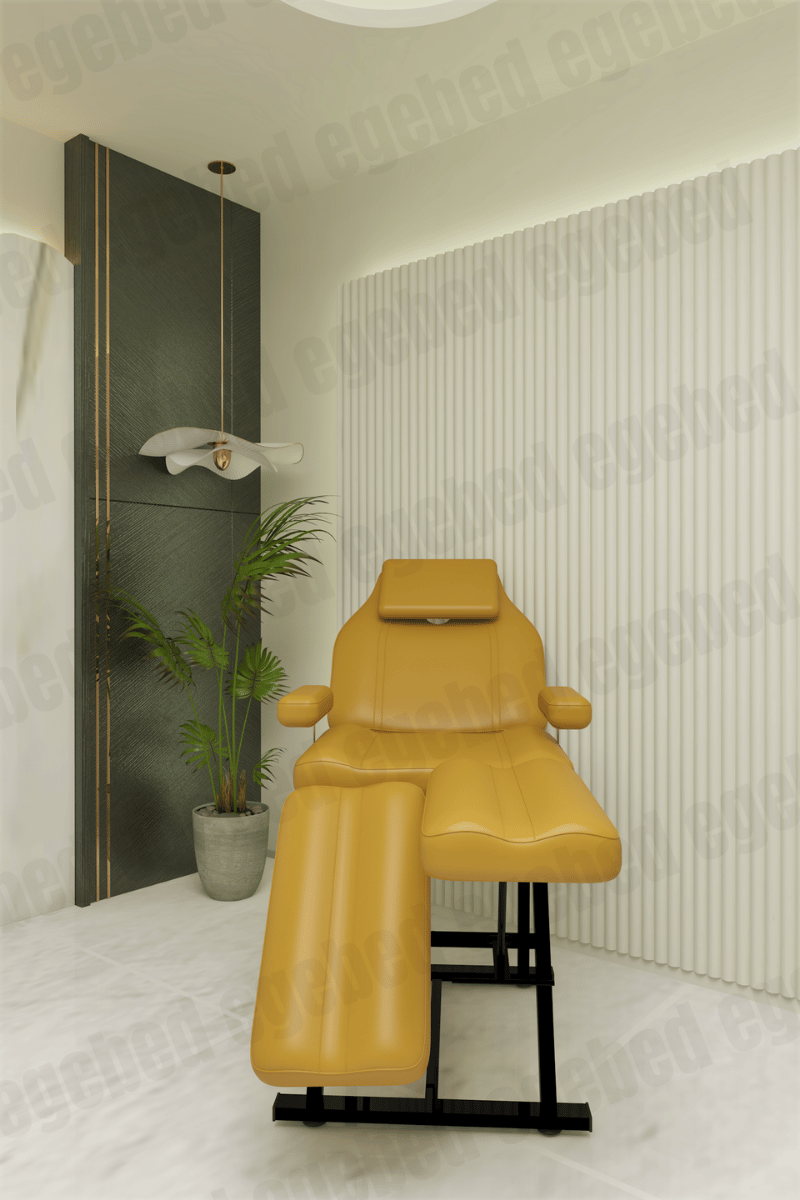 Gold Oynar Ayaklı Cilt Bakım Yatağı