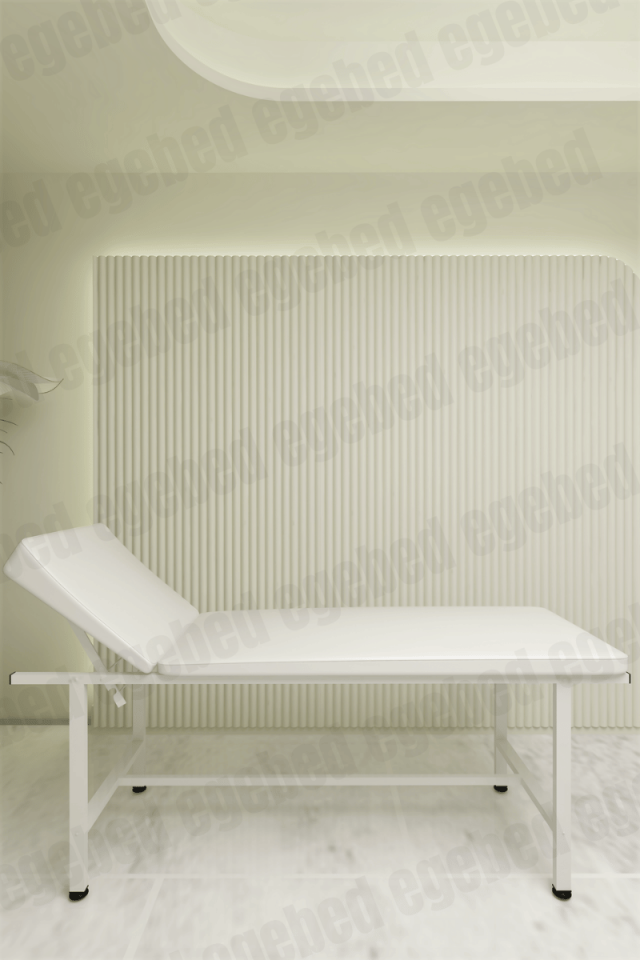 Beyaz- Muayene Masası-Ağda Yatağı-Hasta Sedyesi